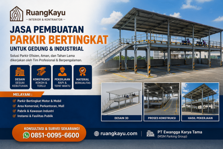 "Solusi Cerdas Lahan Sempit: Mengenal Sistem Parkir Susun Knockdown dari PT Ewangga Karya Tama"