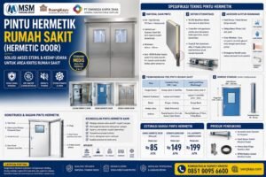 Jasa Pembuatan Pintu Hermetic Rumah Sakit Terpercaya - Pengalaman 10 Tahun