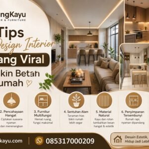 7 Tips Desain Interior Minimalis yang Viral & Bikin Betah | Ruangkayu.com