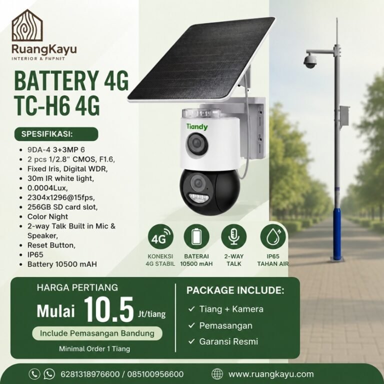 Solusi CCTV Industri & Smart Parking Bandung: Keamanan Tangguh Tanpa Batas Kabel