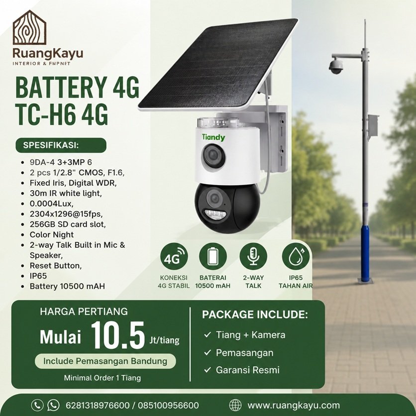 Solusi CCTV Industri & Smart Parking Bandung: Keamanan Tangguh Tanpa Batas Kabel