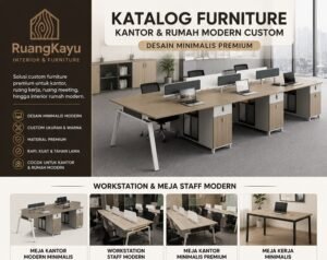 Katalog Furniture Kantor & Rumah Modern Custom – RuangKayu